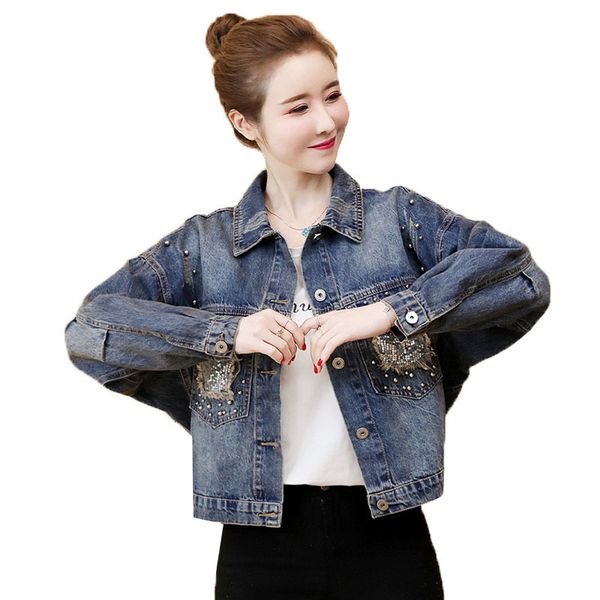 new granules denim long-sleeve jackets the women of vintage jean female jacket short-fashion casual plus size 3xl cowboy outerwear r366 mpn8, Black;brown
new granules denim long-sleeve jackets the women of vintage jean female jacket short-fashion casual plus size 3xl cowboy outerwear r366 mpn8, Black;brown
