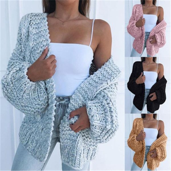 womens bat sleeve sweater coats fashion trend long sleeve cardigan plush knitted pullover designer female winter casual loose sweater, White;black
womens bat sleeve sweater coats fashion trend long sleeve cardigan plush knitted pullover designer female winter casual loose sweater, White;black