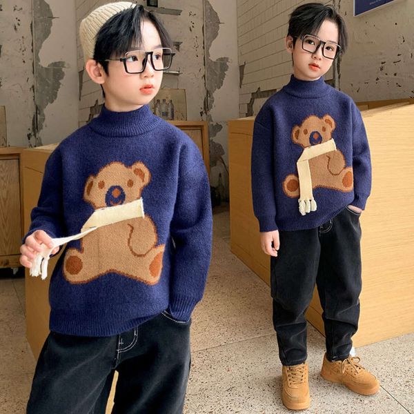 middle children's autumn neck sweater pullover winter clothing 2020 new foreign sle big boys' base shirt g4e3, Blue
middle children's autumn neck sweater pullover winter clothing 2020 new foreign sle big boys' base shirt g4e3, Blue