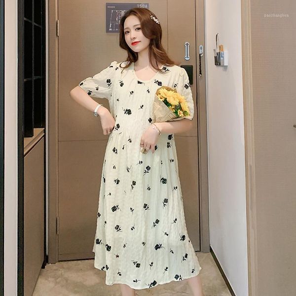 maternity dresses 7015# vintage printed ruching long dress summer casual clothes for pregnant women plus size loose pregnancy clothing1, White
maternity dresses 7015# vintage printed ruching long dress summer casual clothes for pregnant women plus size loose pregnancy clothing1, White