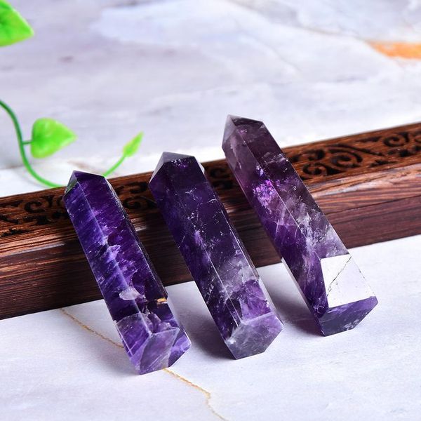 natural amethyst point crystal healing energy stone natural quartz home decor reiki polished crafts 50-80mm stone ca jllzdr, Black
natural amethyst point crystal healing energy stone natural quartz home decor reiki polished crafts 50-80mm stone ca jllzdr, Black