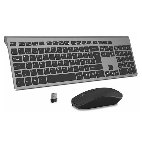2.4 gigahertz stable connection rechargeable battery wireless keyboard and mouse combination,, uk/france/germany/spain/us layout
2.4 gigahertz stable connection rechargeable battery wireless keyboard and mouse combination,, uk/france/germany/spain/us layout
