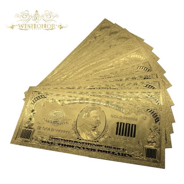 желатель 10 шт. лот 24 к золотой банкнот редкая америка 1000 доллар банкноты бумажные деньги обнаружено объявленная золотая бумага для колле 
желатель 10 шт. лот 24 к золотой банкнот редкая америка 1000 доллар банкноты бумажные деньги обнаружено объявленная золотая бумага для колле