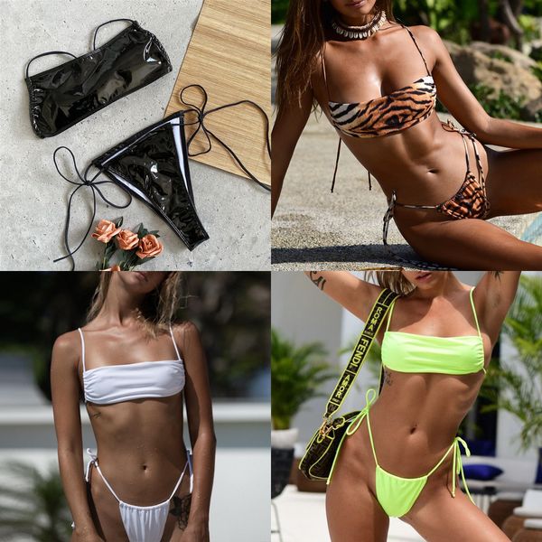 in-x leopard print swimsuit female pu leather bikini set 2020 bandeau swimwear women summer bathers tie up bathing suit new y1120, White;black
in-x leopard print swimsuit female pu leather bikini set 2020 bandeau swimwear women summer bathers tie up bathing suit new y1120, White;black