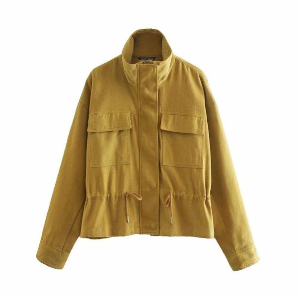 2021 new autumn women jacket solid button pockets long sleeves turn-down collar short coat fashion outerwear women clothes, Black;brown
2021 new autumn women jacket solid button pockets long sleeves turn-down collar short coat fashion outerwear women clothes, Black;brown