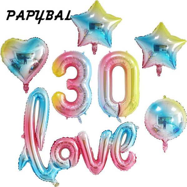 40inch happy children's birthday balloons foil gradient rainbow number ballons love letter balon helium baloes wedding balloon
40inch happy children's birthday balloons foil gradient rainbow number ballons love letter balon helium baloes wedding balloon