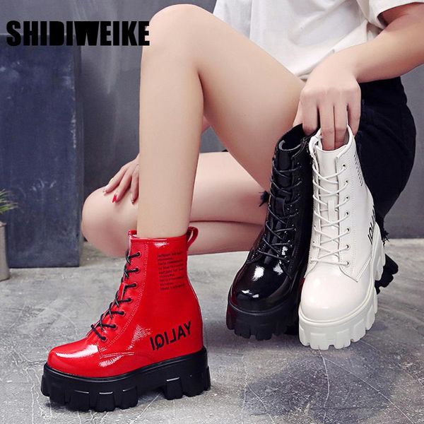 boots 2021 women motorcycle ankle wedges female lace up platforms autumn winter leather oxford shoes woman high heels size 34-39, Black
boots 2021 women motorcycle ankle wedges female lace up platforms autumn winter leather oxford shoes woman high heels size 34-39, Black