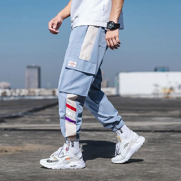 brand men's trousers polyester multi-pocket casual pants fashion jogging loose sports big pocket cargo pants male, Black
brand men's trousers polyester multi-pocket casual pants fashion jogging loose sports big pocket cargo pants male, Black