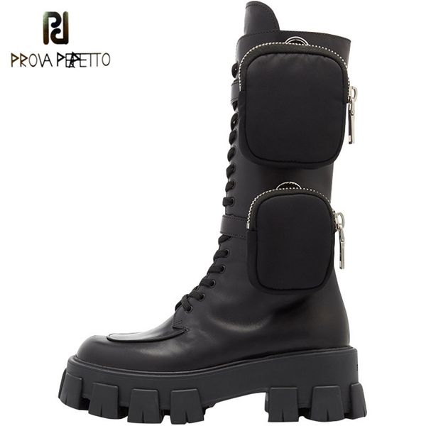 prova perfetto pocket motorcycle boots women platform shoes lace up thick-soled black shoes woman half botas de mujer 201215
prova perfetto pocket motorcycle boots women platform shoes lace up thick-soled black shoes woman half botas de mujer 201215