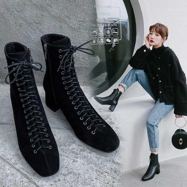 boots 2021 fashion woman ankle genuine leather handmade autumn winter cross-tied heels woman1, Black
boots 2021 fashion woman ankle genuine leather handmade autumn winter cross-tied heels woman1, Black