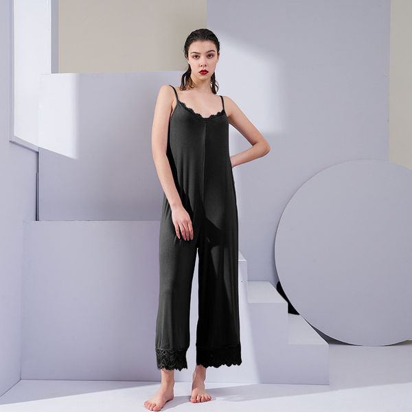 2021 new spring summer for the women slingseuropean and american modal lace pants home wear comfortable plain pyjamas zcj5, Black;white
2021 new spring summer for the women slingseuropean and american modal lace pants home wear comfortable plain pyjamas zcj5, Black;white