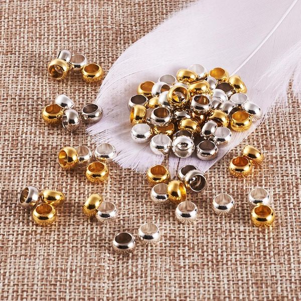 100pcs brass european beads large hole rondelle beads golden platinum color for jewelry making diy 7x4mm hole 4.5mm
100pcs brass european beads large hole rondelle beads golden platinum color for jewelry making diy 7x4mm hole 4.5mm