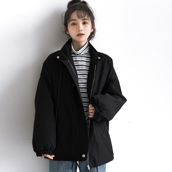 women's down & parkas fall / winter 2021 jacket cotton loose black casual stand collar versatile work clothes women
women's down & parkas fall / winter 2021 jacket cotton loose black casual stand collar versatile work clothes women