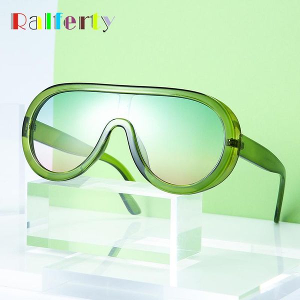 sunglasses ralferty oval women integrated green sun glasses female oversized goggles uv400 coating fashion eyewear d8081, White;black
sunglasses ralferty oval women integrated green sun glasses female oversized goggles uv400 coating fashion eyewear d8081, White;black