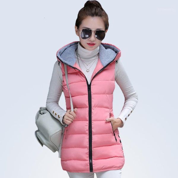 new arrival womens long vest waistcoat 2020 ladies winter vest jacket sleeveless hooded down cotton thick warm female coat1, Black;white
new arrival womens long vest waistcoat 2020 ladies winter vest jacket sleeveless hooded down cotton thick warm female coat1, Black;white