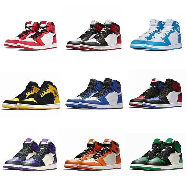 new 1 high og basketball shoes 1s royal black toe pink green black court purple white unc patent men sneakers trainers eur 36-46
new 1 high og basketball shoes 1s royal black toe pink green black court purple white unc patent men sneakers trainers eur 36-46