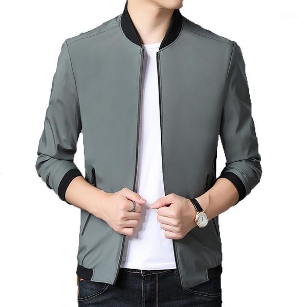 2020 spring men jacket coats casual solid color jackets stand collar men business jacket brand clothing male outwear1, Black;brown
2020 spring men jacket coats casual solid color jackets stand collar men business jacket brand clothing male outwear1, Black;brown