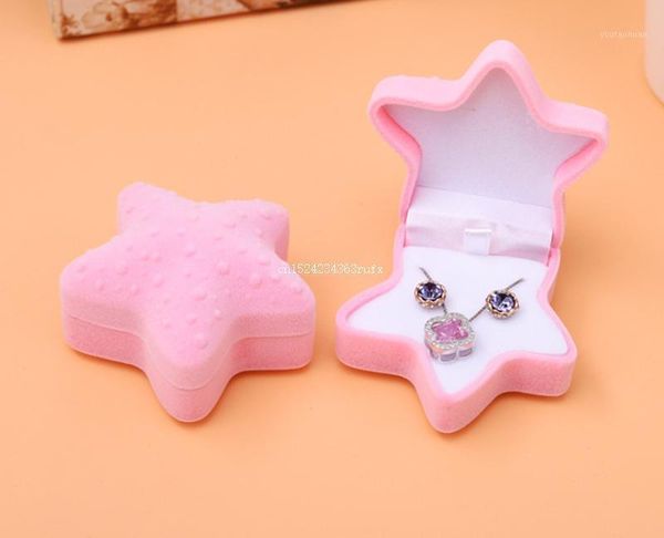 gift wrap 100pcs jewelry box ring earring boxes starfish blue pink color dot pattern shaped velvet surface 6.4x6.1cm1
gift wrap 100pcs jewelry box ring earring boxes starfish blue pink color dot pattern shaped velvet surface 6.4x6.1cm1