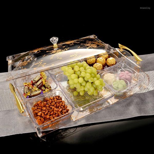 transparent acrylic storage box with cover multi-grid dried fruit/candy/ plate modern home creativity storage box1
transparent acrylic storage box with cover multi-grid dried fruit/candy/ plate modern home creativity storage box1