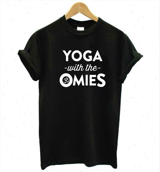 yoga with the omies letters print women tshirt cotton funny t shirt for lady tee hipster drop ship z 859, White
yoga with the omies letters print women tshirt cotton funny t shirt for lady tee hipster drop ship z 859, White