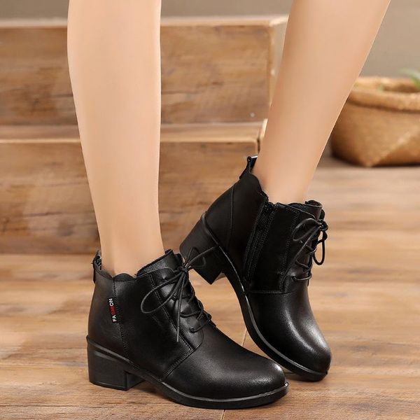boots women chunky heel woman shoes winter female brand designer ladies platform fashion, Black
boots women chunky heel woman shoes winter female brand designer ladies platform fashion, Black