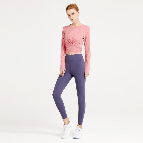 strap fitness long-sleeved women's yoga clothes twisted breathable slim t-shirt beauty back sports outdoor exercise running top, White;red
strap fitness long-sleeved women's yoga clothes twisted breathable slim t-shirt beauty back sports outdoor exercise running top, White;red