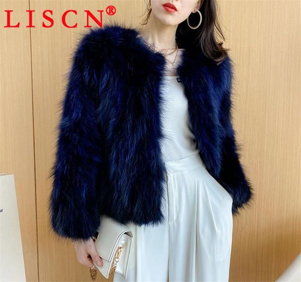 women's fur & faux winter clothes real raccoon dog coat jacket women 2021 k0003, Black
women's fur & faux winter clothes real raccoon dog coat jacket women 2021 k0003, Black