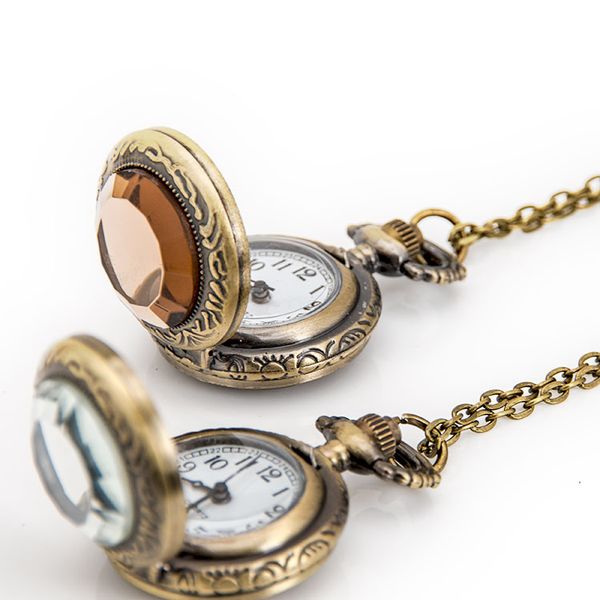 small glass cut-face vintage flip pocket watch quartz movement 27mm necklace korean version sweater chain fashion watch quartz watch, Slivery;golden
small glass cut-face vintage flip pocket watch quartz movement 27mm necklace korean version sweater chain fashion watch quartz watch, Slivery;golden