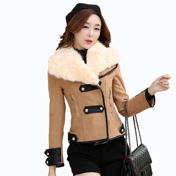 liva bomber jacket women brown woollen slim short long sleeve jackets coats plus size outwear with pocketsx1020, Black
liva bomber jacket women brown woollen slim short long sleeve jackets coats plus size outwear with pocketsx1020, Black