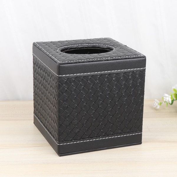 tissue boxes & napkins household braided square leather box paper holder organizer for home el restaurant (black)
tissue boxes & napkins household braided square leather box paper holder organizer for home el restaurant (black)