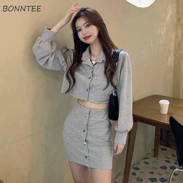 fall sets women casual vintage preppy girls fashion outfits chic solid single breasted crop empire mini skirt ins sales, Gray
fall sets women casual vintage preppy girls fashion outfits chic solid single breasted crop empire mini skirt ins sales, Gray