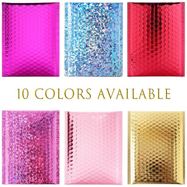 gift wrap 10colors 10pcs/pack 6x9'' 180x230mm aluminum metallic foil bubble mailer cd/eyelash packaging padded envelope bags
gift wrap 10colors 10pcs/pack 6x9'' 180x230mm aluminum metallic foil bubble mailer cd/eyelash packaging padded envelope bags