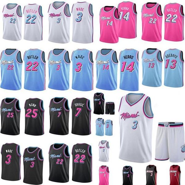 new miami heat vice city dwayne 3 wade bam 13 abc jimmy tyler 22 butler 14 herro adebayo stitched basketball jerseys, Black;red
new miami heat vice city dwayne 3 wade bam 13 abc jimmy tyler 22 butler 14 herro adebayo stitched basketball jerseys, Black;red