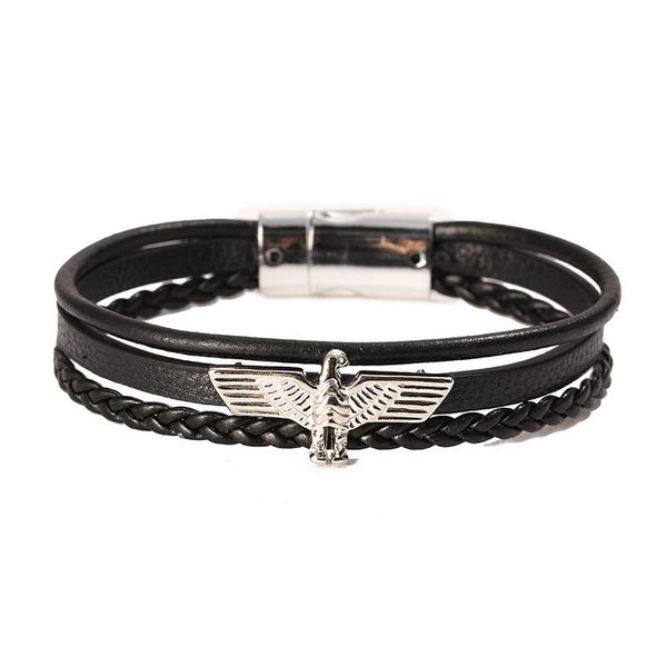 junwei new fashion eagle multi-слоя тканые кожаные браслеты магнитные пряжки кожаные браслеты подарки для женщин панк ювелирные изделия wmth
junwei new fashion eagle multi-слоя тканые кожаные браслеты магнитные пряжки кожаные браслеты подарки для женщин панк ювелирные изделия wmth