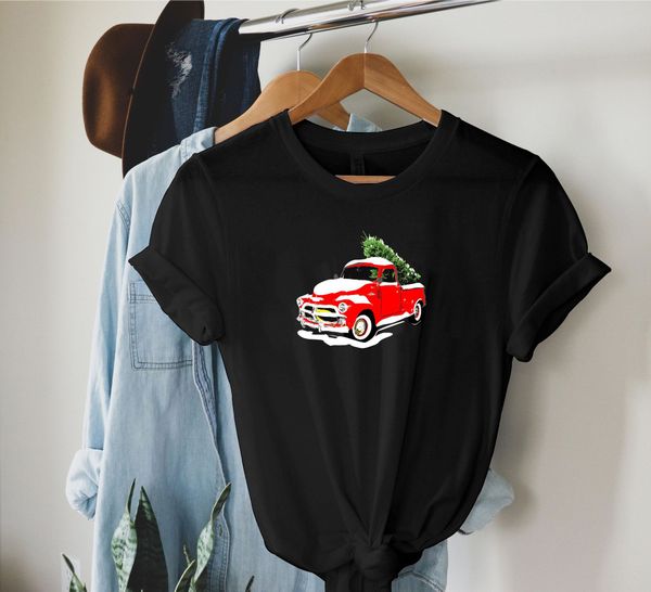 wt20304 summer new trend christmas tree truck printing casual simple round neck short sleeve loose t-shirt women, White
wt20304 summer new trend christmas tree truck printing casual simple round neck short sleeve loose t-shirt women, White