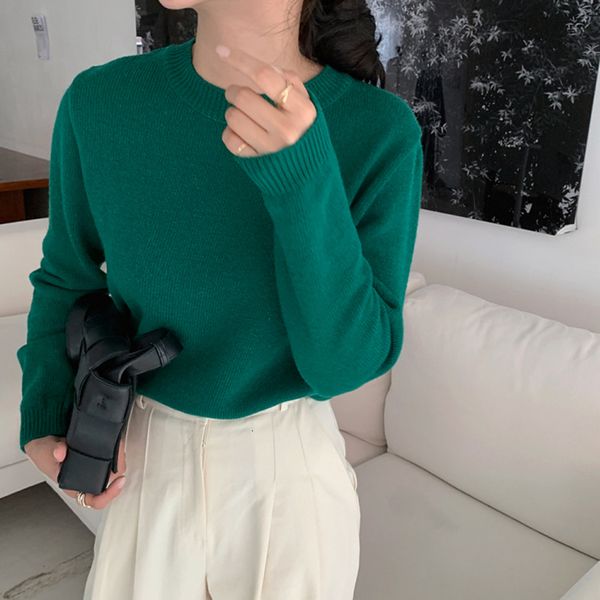 2021 new women pullover casual long sleeve knit female jumpers solid basic sweater unz0, Black
2021 new women pullover casual long sleeve knit female jumpers solid basic sweater unz0, Black