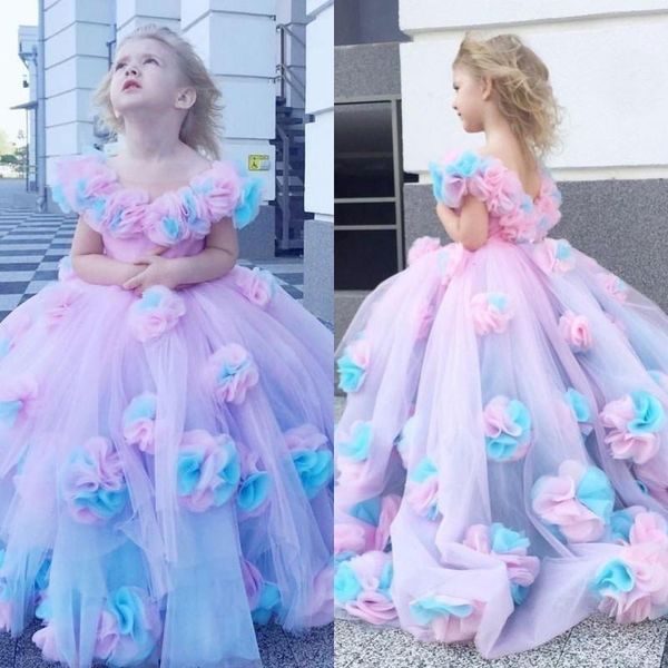 cute ball gown flower girl dresses for wedding 3d flowers girls pageant gowns sweep train kids birthday party dress custom made, White;blue
cute ball gown flower girl dresses for wedding 3d flowers girls pageant gowns sweep train kids birthday party dress custom made, White;blue