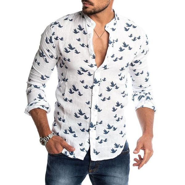 men's casual shirts est mens fashion duck printed autumn button placket korean cut collar long sleeve male social business, White;black
men's casual shirts est mens fashion duck printed autumn button placket korean cut collar long sleeve male social business, White;black