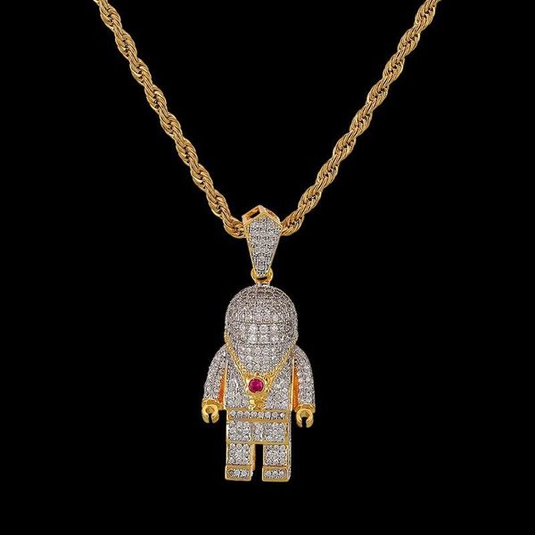pendant necklaces hip hop jewelry cubic zirconia astronaut iced out cool mens necklace gold/ color chain for men gift, Silver
pendant necklaces hip hop jewelry cubic zirconia astronaut iced out cool mens necklace gold/ color chain for men gift, Silver