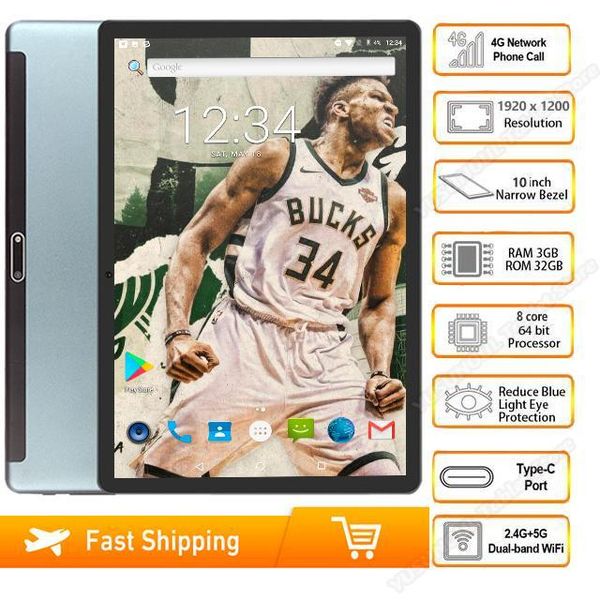 new android 9.0 tablet 10 inch tablet pc 3g/4g phone call octa core 3gb 32/64 gb rom bluetooth wi-fi 2.5d steel screen tablets1
new android 9.0 tablet 10 inch tablet pc 3g/4g phone call octa core 3gb 32/64 gb rom bluetooth wi-fi 2.5d steel screen tablets1