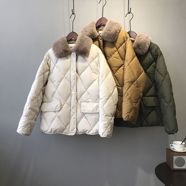 women winter coat long sleeve furry collar women short winter warm jacket coat casaco feminino cotton coat streetwear 201014, Black
women winter coat long sleeve furry collar women short winter warm jacket coat casaco feminino cotton coat streetwear 201014, Black
