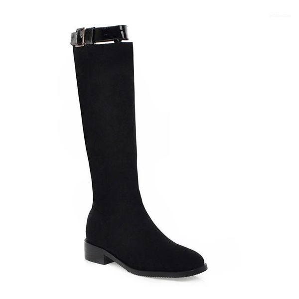 big size simple boots boots women woman winter women shoes botas1, Black
