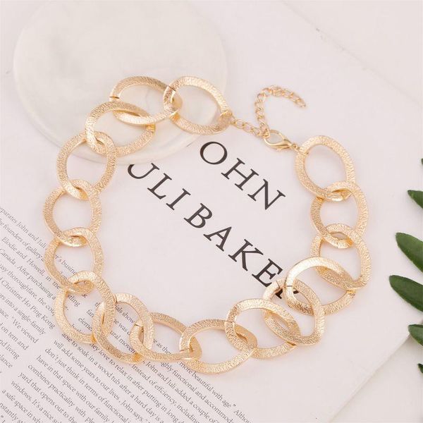 chokers punk hip hop style single layer super large flake rope chain femininity fashion gold color alloy necklace, Golden;silver
chokers punk hip hop style single layer super large flake rope chain femininity fashion gold color alloy necklace, Golden;silver