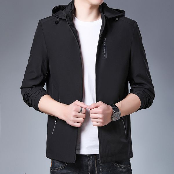 spring and autumn detachable hat solid business casual jacket middle aged men's fashion coat, Black;brown
spring and autumn detachable hat solid business casual jacket middle aged men's fashion coat, Black;brown