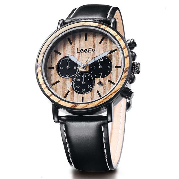 men's wood watch leather luxury fashion wood watch wood and leather timing code men's quartz watch, Slivery;brown
men's wood watch leather luxury fashion wood watch wood and leather timing code men's quartz watch, Slivery;brown