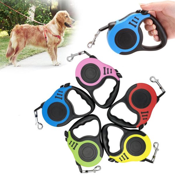 automatic retractable dog leash 3m/5m extending nylon pet traction rope puppy cat walking collars leads flexible leashes
automatic retractable dog leash 3m/5m extending nylon pet traction rope puppy cat walking collars leads flexible leashes