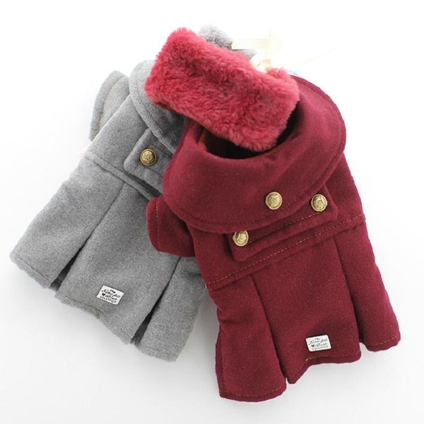 dog apparel warm winter cat clothes bichon jacket double-sided woolen coat detachable neck faux fur xs s m l xl
dog apparel warm winter cat clothes bichon jacket double-sided woolen coat detachable neck faux fur xs s m l xl