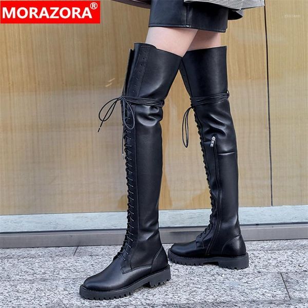 morazora 2020 new brand women boots genuine leather solid black over the knee boots round toe low heel winter shoes1
morazora 2020 new brand women boots genuine leather solid black over the knee boots round toe low heel winter shoes1