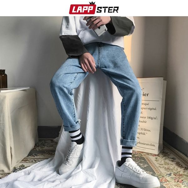 lappster men korean fashions skinny jeans pants summer streetwaer hip hop skinny denim jeans mens straight blue trousers 201120
lappster men korean fashions skinny jeans pants summer streetwaer hip hop skinny denim jeans mens straight blue trousers 201120