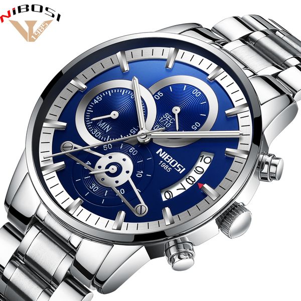 2020 new sale nibosi fashion watches men brand luxury stainless steel analog quartz wrist watch business relogio masculion, Slivery;brown
2020 new sale nibosi fashion watches men brand luxury stainless steel analog quartz wrist watch business relogio masculion, Slivery;brown
